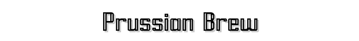 Prussian Brew font